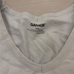 Garage Off-White Ribbed Tee
